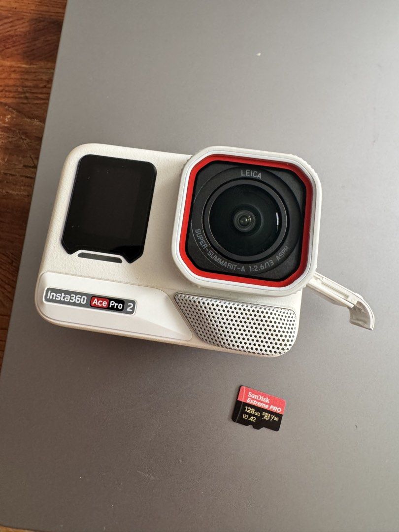 White Insta360 Ace Pro 2 Xplorer Grip Kit (Category: Cameras) located in Quezon City. Submitted by oidua (Listing ID 1461581843, Image 2). Description: Insta360 Ace Pro 2 (White, Limited Edition) — with Xplorer Grip Kit Barely used, 3 months old. RFS: impulse buy, I don’t use it that much 📸 What you get: - Insta360 Ace Pro 2, White limited edition - Xplorer grip kit - Complete box and accessories - Free 128GB microSD card ✨ Why it’s worth grabbi