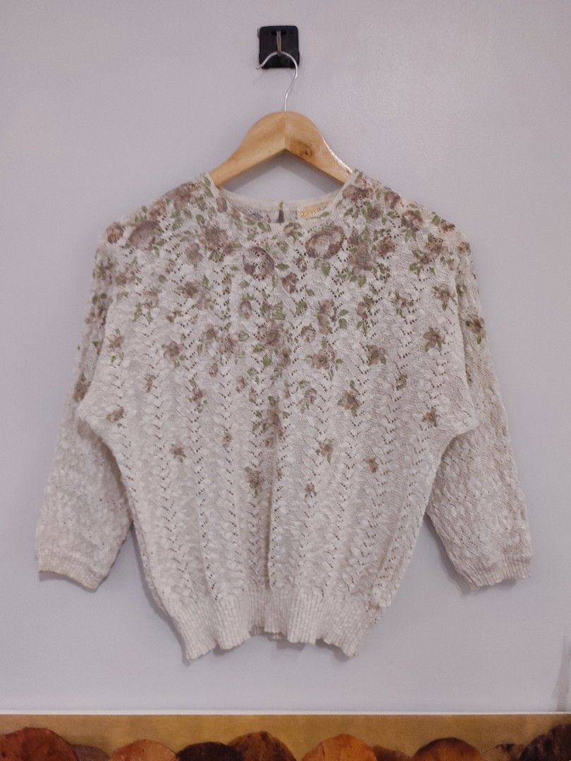 Women's Knitted Top (Category: Others Tops) located in Ibajay. Submitted by trendholicrepublique (Listing ID 1461756348, Image 1). Description: Women's Knitted Top 129 PHP Color Rate 9.5/10 Medium to Large (19 x 22) Very Good to Excellent Condition (need wash).