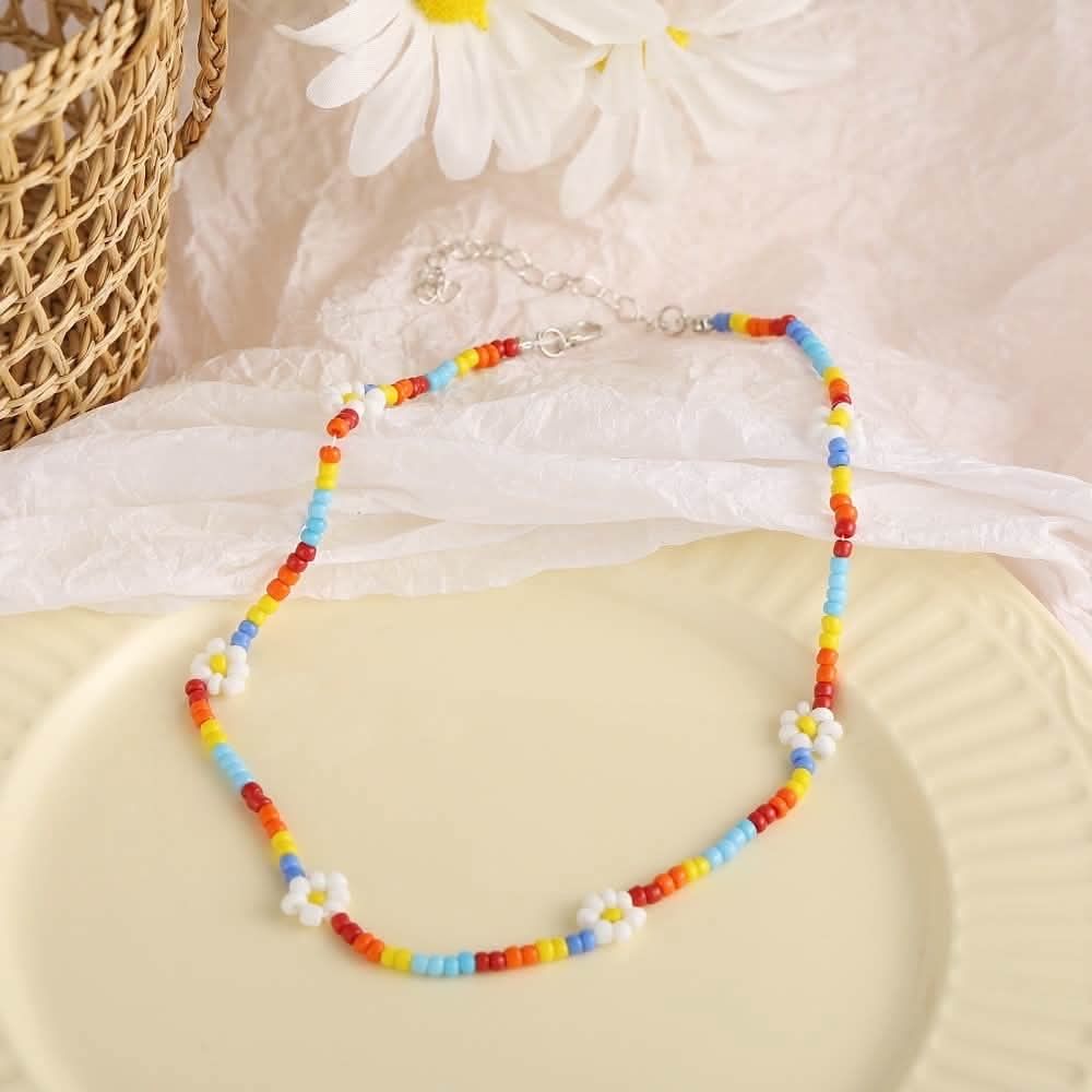 Y2k Rainbow Daisy Flower Beads Necklace (Open for Customize) (Category: Necklaces) located in Manila. Submitted by y2kestetika.official (Listing ID 1461616414, Image 2). Description: Y2k Rainbow Daisy Flower Beads Necklace (Open for Customize) for ₱230 only • Open for Customize • We accept Bulk Orders for Giveaways, Souvenirs and etc. • Same day delivery available within Metro Manila via Lalamove/Grab • LBC shipment for provinces area • Tick Tock