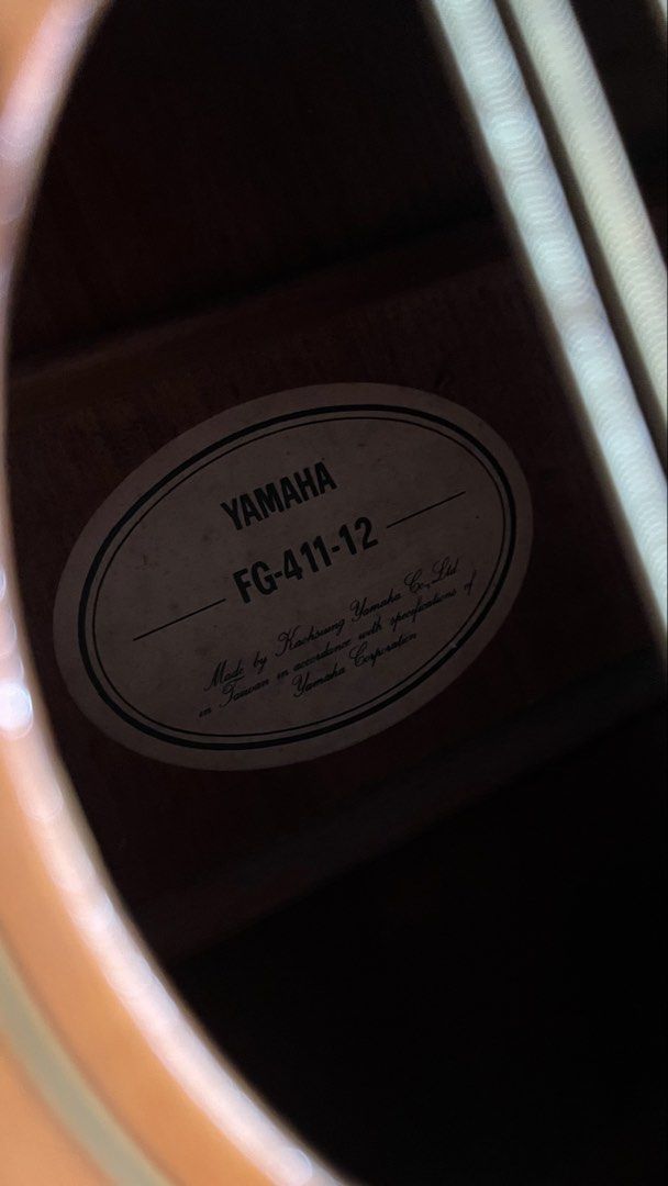 Yamaha Fg-411-12 (Category: Other Audio Equipment) located in Manila. Submitted by gracediola_18 (Listing ID 1461649278, Image 2). Description: 12 strings in good condition no issue .