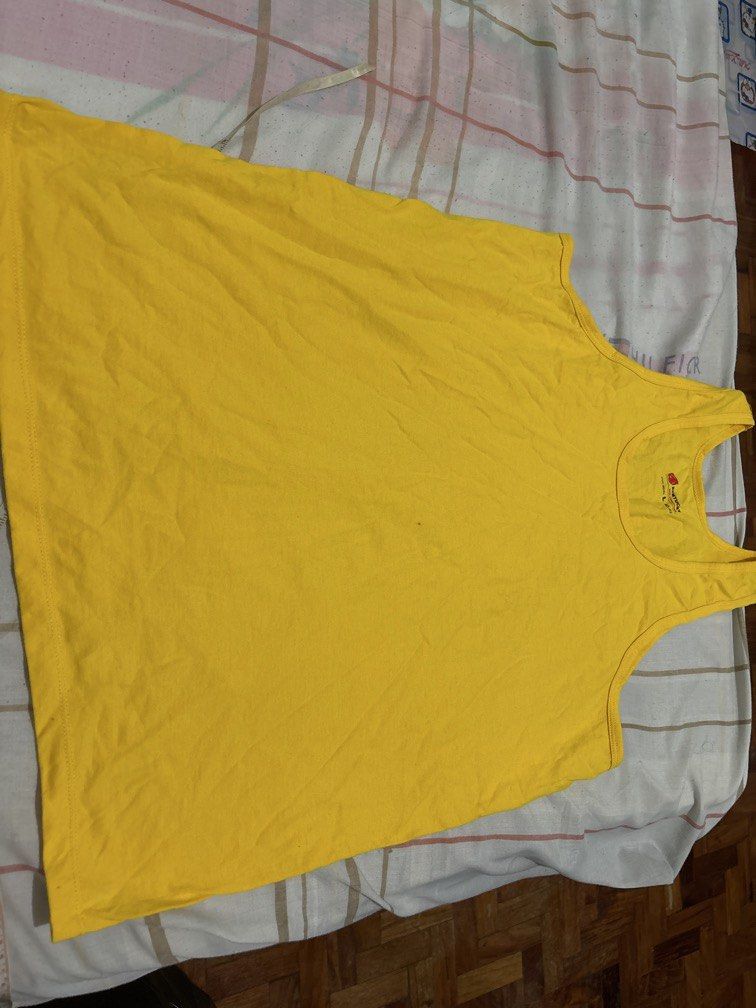 Yellow kentucky sando (Category: Sleeveless) located in Manila. Submitted by vintageaccessories (Listing ID 1461691166, Image 1). Description: .