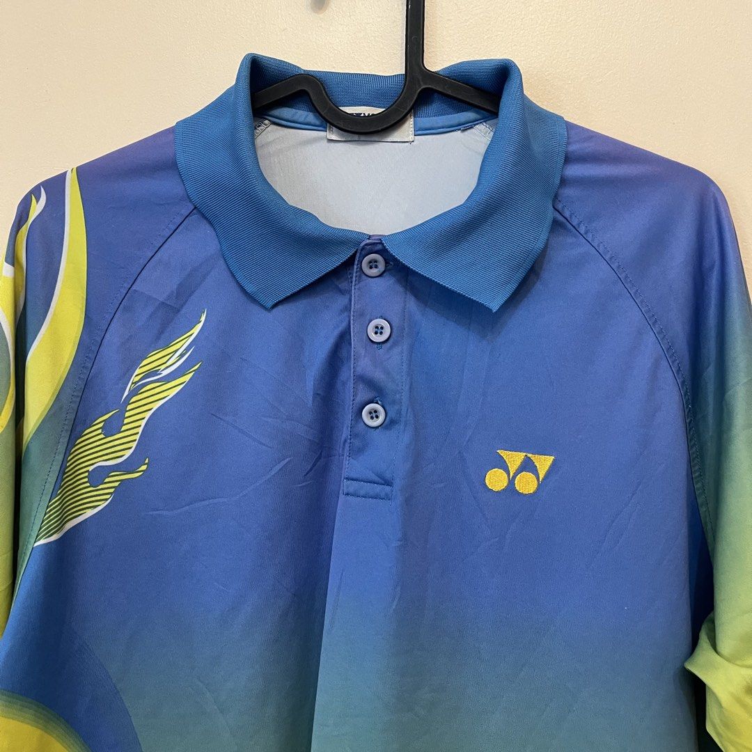 YONEX EMBROIDERED LOGO SHIRT (Category: Activewear) located in Imus. Submitted by thriftsportph (Listing ID 1461564767, Image 2). Description: YONEX EMBROIDERED LOGO SHIRT SIZE ON TAG - EXTRA LARGE DIMENSION - L29” W21” PRICE- 400.