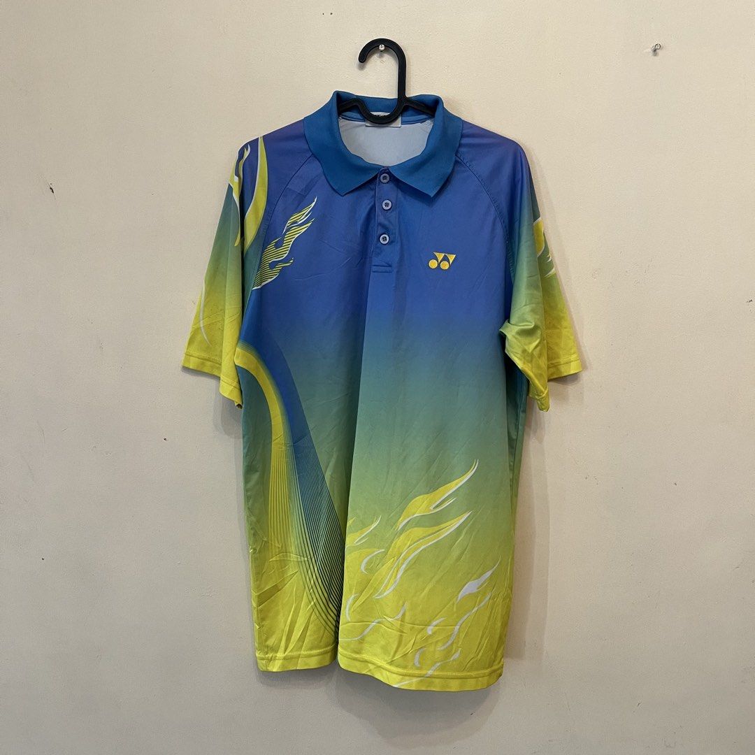 YONEX EMBROIDERED LOGO SHIRT (Category: Activewear) located in Imus. Submitted by thriftsportph (Listing ID 1461564767, Image 1). Description: YONEX EMBROIDERED LOGO SHIRT SIZE ON TAG - EXTRA LARGE DIMENSION - L29” W21” PRICE- 400.