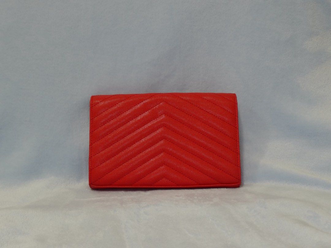 YSL bag (Category: Luxury Bags & Wallets) located in Manila. Submitted by milo18.12 (Listing ID 1461574692, Image 2). Description: - Interior features multiple card slots and a zippered pocket - Sourced from South Korea - Ideal for evenings out or carrying daily essentials.