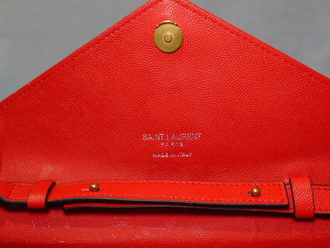 YSL bag (Category: Luxury Bags & Wallets) located in Manila. Submitted by milo18.12 (Listing ID 1461574692, Image 3). Description: - Interior features multiple card slots and a zippered pocket - Sourced from South Korea - Ideal for evenings out or carrying daily essentials.