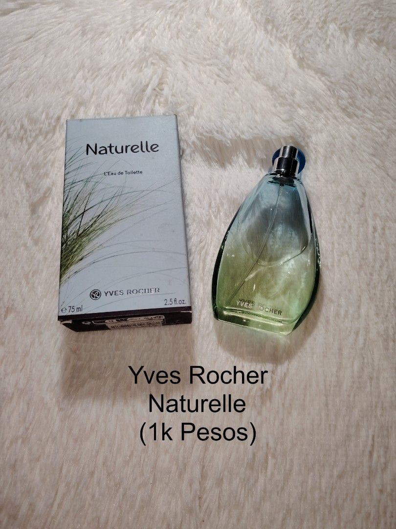 Yves Rocher Naturelle (Category: Fragrance & Deodorants) located in Manila. Submitted by jhaymar_hernandez (Listing ID 1461623629, Image 1). Description: Yves Rocher Naturelle 1,000 Pesos na bawasan na Location Cogeo Gate 2 Antipolo City.