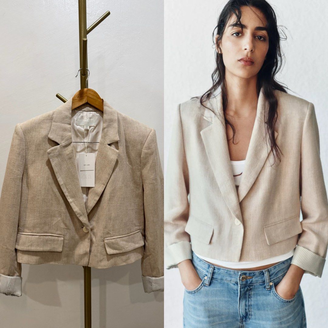 Zara Blazer (Category: Coats, Jackets and Outerwear) located in Quezon City. Submitted by shopper_xoxo (Listing ID 1461723037, Image 1). Description: Brand new with tag 😊 📦 From Zara Japan 🚚 On hand and ready to ship MOP: GCash and BPI Shipping starts at ₱65 only ✨ .