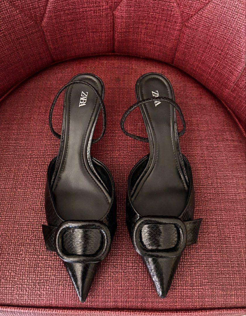 Zara Kitten Heels (Category: Heels) located in Manila. Submitted by prelovedbyjana (Listing ID 1461586728, Image 1). Description: - used once only for photoshoot - no flaws .
