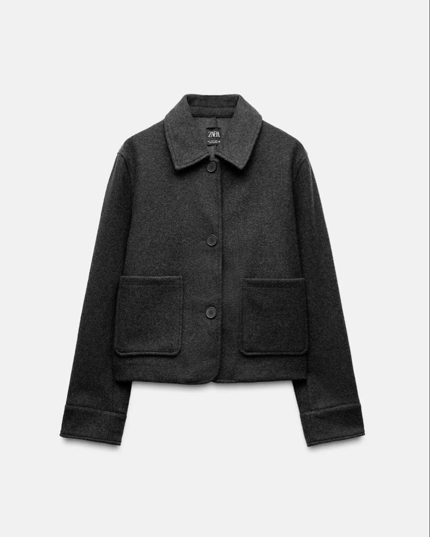 ZARA WOOL JACKET WITH POCKETS (Category: Coats, Jackets and Outerwear) located in Manila. Submitted by dearlili_ (Listing ID 1461657686, Image 1). Description: .