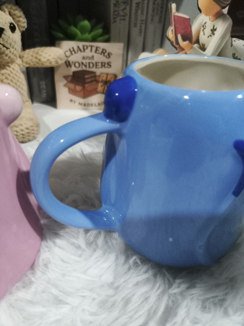 Zebra Denmark Monkey Mugs (Pink & Blue) (Category: Coffee & Tea Tableware) located in Cabuyao City. Submitted by chaptersandwonders143 (Listing ID 1461715272, Image 3). Description: - Adorable monkey design from Zebra Denmark - Available in two fun colors: pink and blue - Ideal for enjoying your favorite coffee or tea - Suitable for both kids and adults - Made in China - Makes a fantastic gift or a cheerful addition to your kitchen.