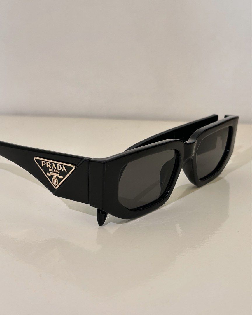 PRADA PR09ZS Sunglasses (Category: Sunglasses & Eyewear) located in Quezon City. Submitted by studioscorp (Listing ID 1461946155, Image 1). Description: P R A D A 09zs Sunglasses Black No case 9.5/10 Mint Condition Thrifted in 🇻🇳 Price (nego) + SF .