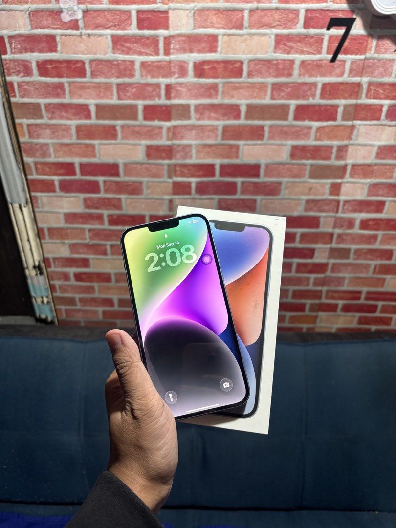 14 Plus (Sierra Blue) (Category: Cases & Sleeves) located in Manila. Submitted by ianxc847 (Listing ID 1461878366, Image 2). Description: FS: 14 plus Sierra Blue ₱20,990 (Negotiable) 128gb IOS 27 (latest version) software NTC openline 🇵🇭 82 Battery health (Original) With original box Charger Cases No History Of repair.