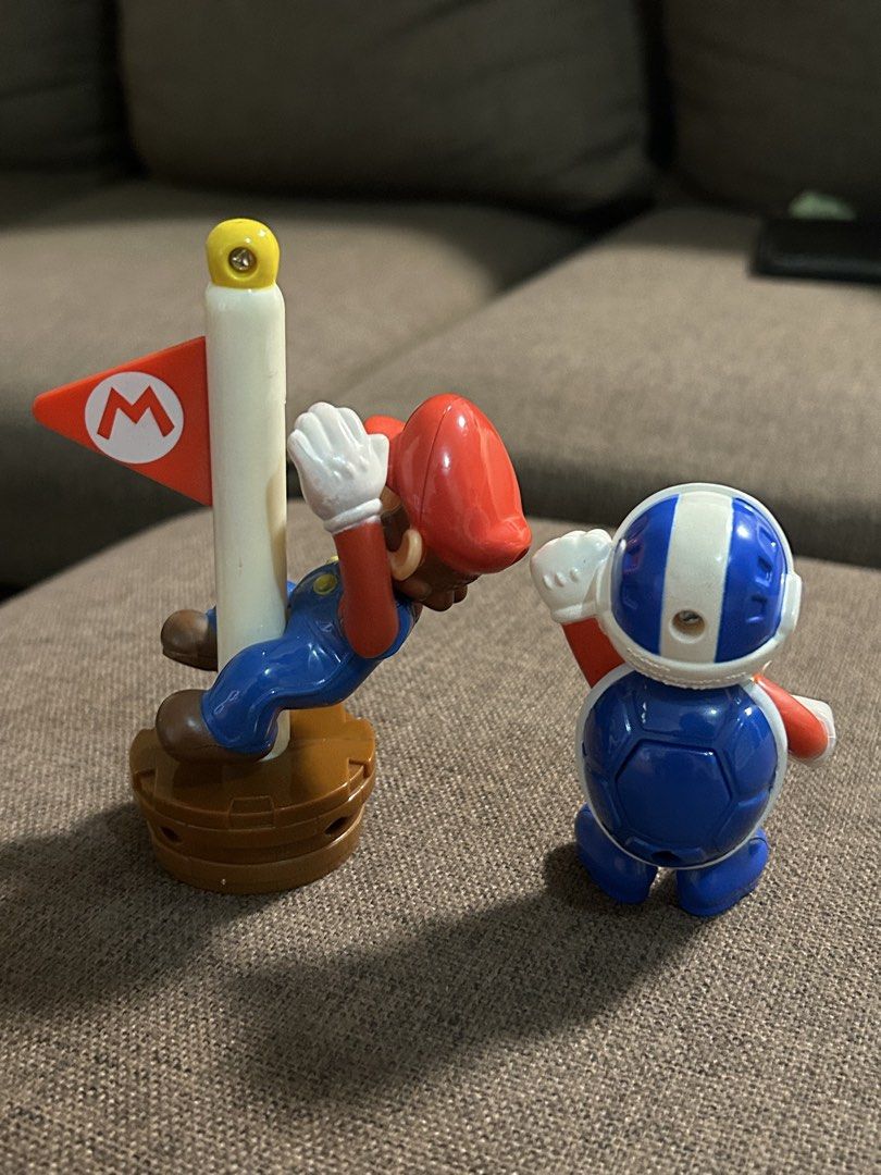 2014 Super Mario McDonald's Happy Meal Bundle Set (Category: Character Goods) located in Quezon City. Submitted by kheiO1130 (Listing ID 1461957362, Image 2). Description: - Selling as a SET - Has moving parts that are working.
