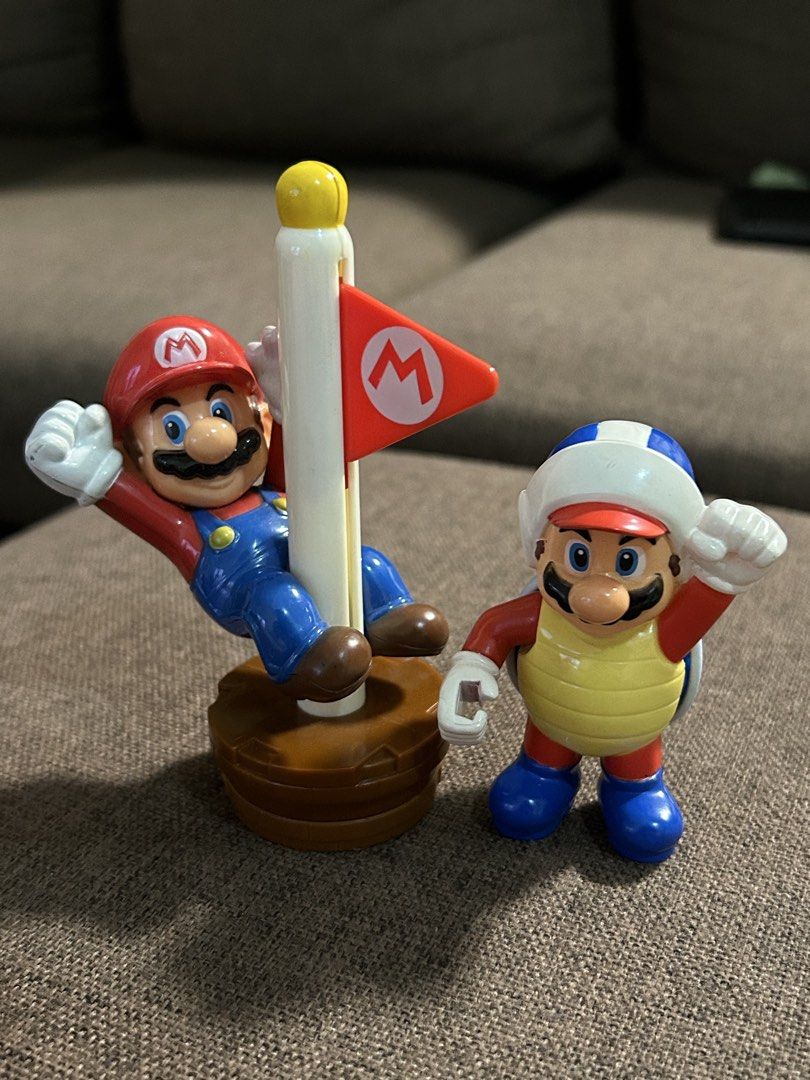 2014 Super Mario McDonald's Happy Meal Bundle Set (Category: Character Goods) located in Quezon City. Submitted by kheiO1130 (Listing ID 1461957362, Image 1). Description: - Selling as a SET - Has moving parts that are working.