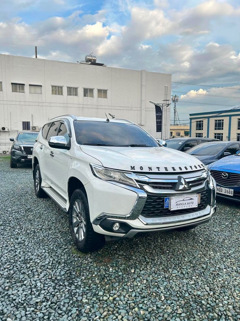 2017 Mitsubishi Montero Sport 2.4L (Category: Used Cars) located in Pasig City. Submitted by mad_cars (Listing ID 1461848086, Image 2). Description: 2017 MITSUBISHI MONTERO SPORT 2.4L GLS DSL AUTOMATIC TRANSMISSION ₱808,000 White 90tkms mileage 9 ending plate Automatic Transmission 2.4L Diesel Engine 7-Seater Price ₱808,000 Down Payment ₱206,848 Loan Financed ₱646,400 Monthly · 1 Year ₱61,947 Monthly · 2 Years ₱35,013 Monthly · 3 Years ₱26,036 Mo