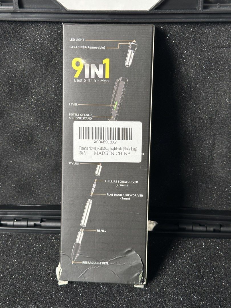 9-IN-1 MULTI-TOOL PEN SET – ₱550 (Category: Stationery & School Supplies) located in Binan City. Submitted by titojuan (Listing ID 1461871346, Image 1). Description: 9-IN-1 MULTI-TOOL PEN SET – ₱550 ₱550 Selling my 9-in-1 Multi-Tool Pen Set, UNUSED / NEVER USED. 📦 Padala from the US — hindi ko ito binili personally, and since hindi ko rin naman nagagamit, I’m letting it go. 9 FUNCTIONS IN 1: 💡 LED Light 📏 Ruler 🫧 Bubble Level 📱 Phone Stand ✍