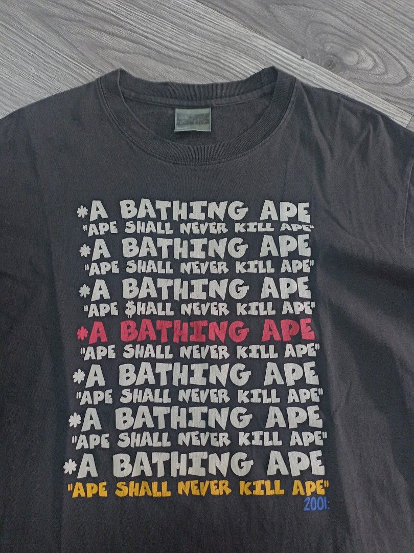 🇯🇵A bathing ape vintage y2k tee t-shirt Bape中古短袖 t恤 （分類：T-shirt、恤衫、有領衫）位於 Hong Kong。 由 lastforyou 提交（商品編號 1461902069，圖片 2）。簡介： 。