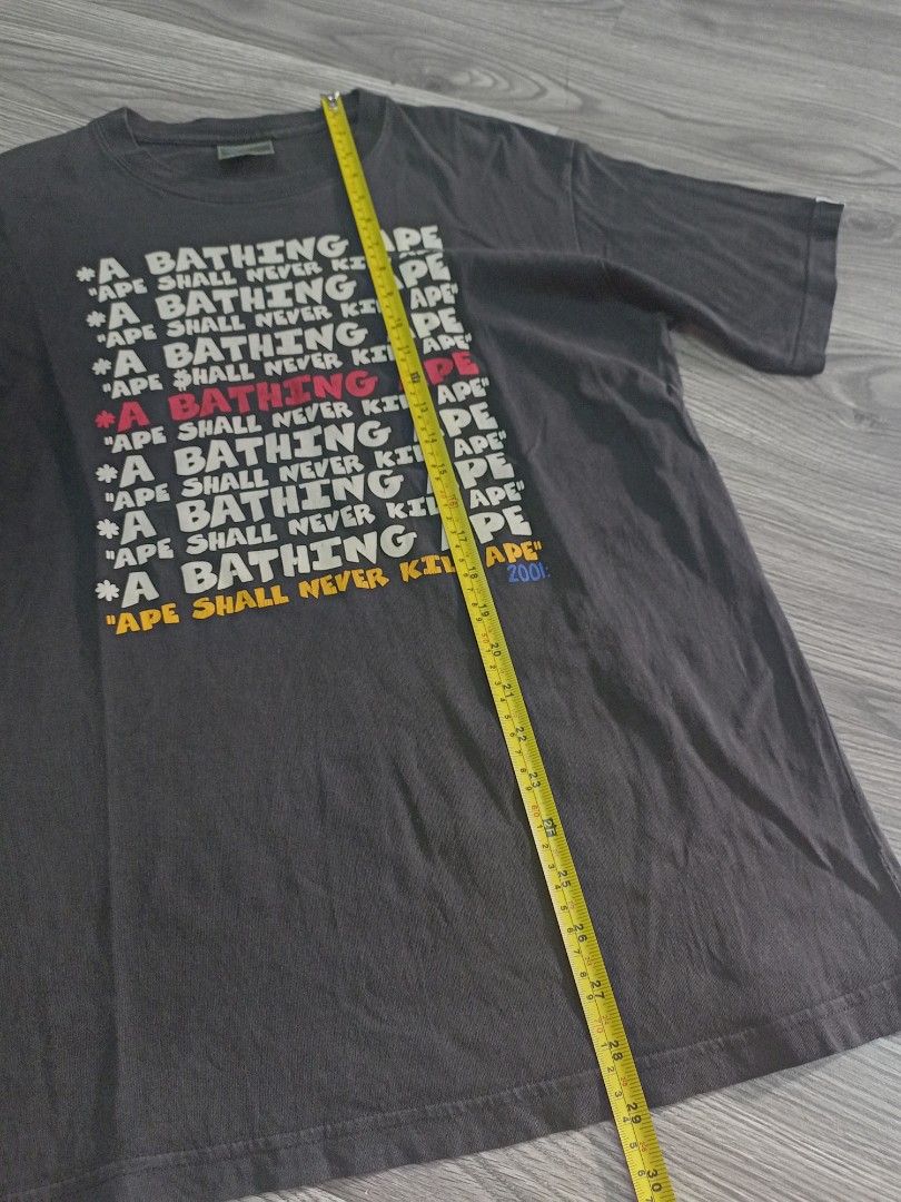 🇯🇵A bathing ape vintage y2k tee t-shirt Bape中古短袖 t恤 （分類：T-shirt、恤衫、有領衫）位於 Hong Kong。 由 lastforyou 提交（商品編號 1461902069，圖片 6）。簡介： 。