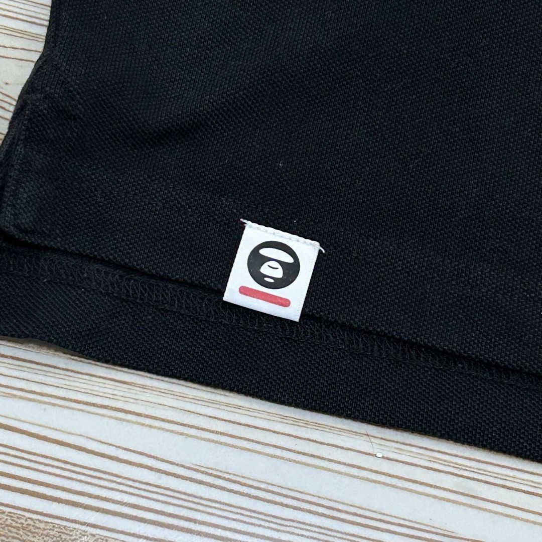 Aape Polo Shirt (Category: Tshirts & Polo Shirts ) located in Angeles City. Submitted by 5am.collective (Listing ID 1461892230, Image 3). Description: Aape Polo Shirt Fits Medium-Large Width 21.5 Length 27.5 PHP 699 Excellent Condition💙 5AM Collective .