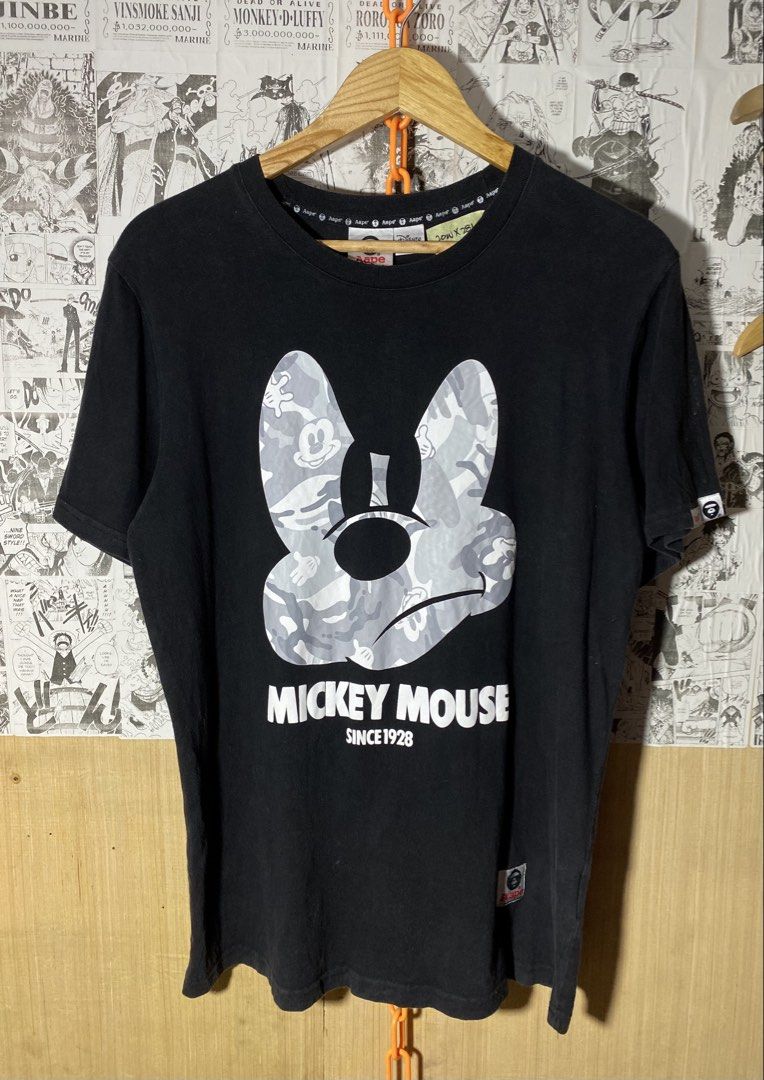 AAPE UNIVERSE COLLAB W/ MICKEY MOUSE SHIRT (Category: Activewear) located in Cagayan de Oro. Submitted by thriftchubs (Listing ID 1461954454, Image 1). Description: 20 x 28 EXCELLENT CONDI NEED WASH NO ISSUE PHOTO MAY VARY DUE TO LIGHTING +SF.