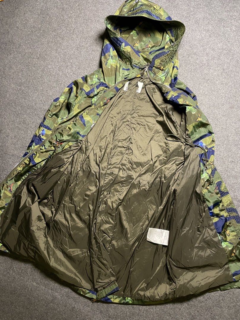 Acne Studios Camouflage windbreaker (Category: Coats, Jackets and Outerwear) located in Cebu City. Submitted by thrifted.john (Listing ID 1461937705, Image 2). Description: Acne Studios Camouflage windbreaker - Size L - Dimes: W21 / L34 - Excellent condition - 10/10 colorate & condition - cut neck tag 1,500 Loc: Cebu Unli Vc, Vouch.
