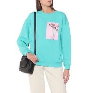 ACNE STUDIOS DOGPATCH SWEATSHIRT (Category: Luxury Apparel) located in Santa Maria. Submitted by rarefindslt (Listing ID 1461838722, Image 3). Description: ACNE STUDIOS DOGPATCH SWEATSHIRT (SWIPE LEFT FOR MORE DETAILS..) M on tag in solid turquoise condition color rate! with tags for authenticity, front dog-patch design, cotton sweatshirt, can pass as new! no issue.