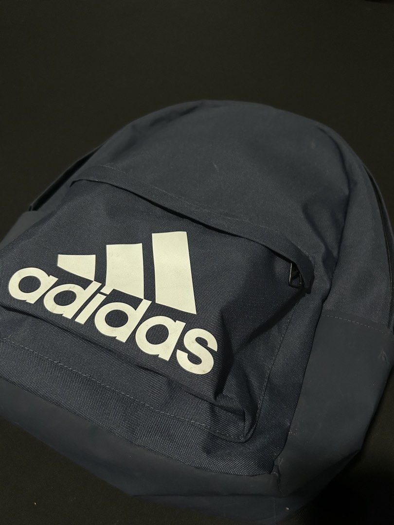 Adidas Backpack Navy Blue (Category: Backpacks) located in Baguio. Submitted by chzesecake (Listing ID 1461969863, Image 1). Description: - Classic navy blue Adidas backpack - Features iconic Adidas logo on front pocket - Adjustable shoulder straps for comfort - Ideal for school, gym, or everyday use - Plenty of internal space.