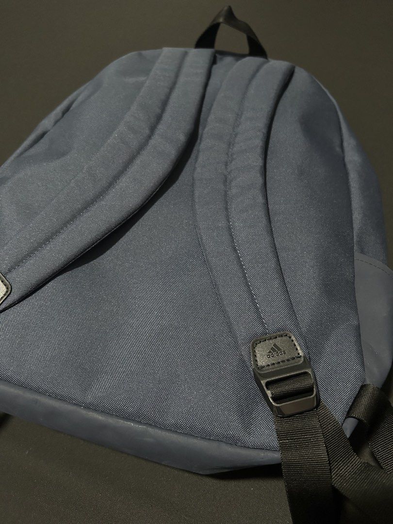 Adidas Backpack Navy Blue (Category: Backpacks) located in Baguio. Submitted by chzesecake (Listing ID 1461969863, Image 2). Description: - Classic navy blue Adidas backpack - Features iconic Adidas logo on front pocket - Adjustable shoulder straps for comfort - Ideal for school, gym, or everyday use - Plenty of internal space.