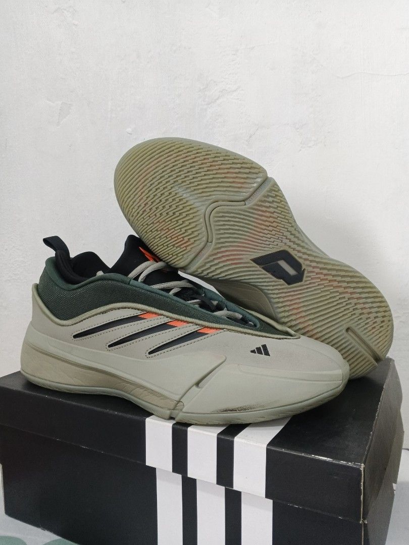 Adidas Dame 9 "Oak Tree" (Category: Sneakers) located in Carmona. Submitted by jmb_21 (Listing ID 1461867329, Image 1). Description: Adidas Dame 9 "Oak Tree" 2499 php + sf Size: 8.5US fits like 9US (Dame 9 runs big in size) Used but in excellent condition, comes with original box and extra laces Meetup places: Carmona, Cavite Biñan, Laguna Santa Rosa, Laguna.