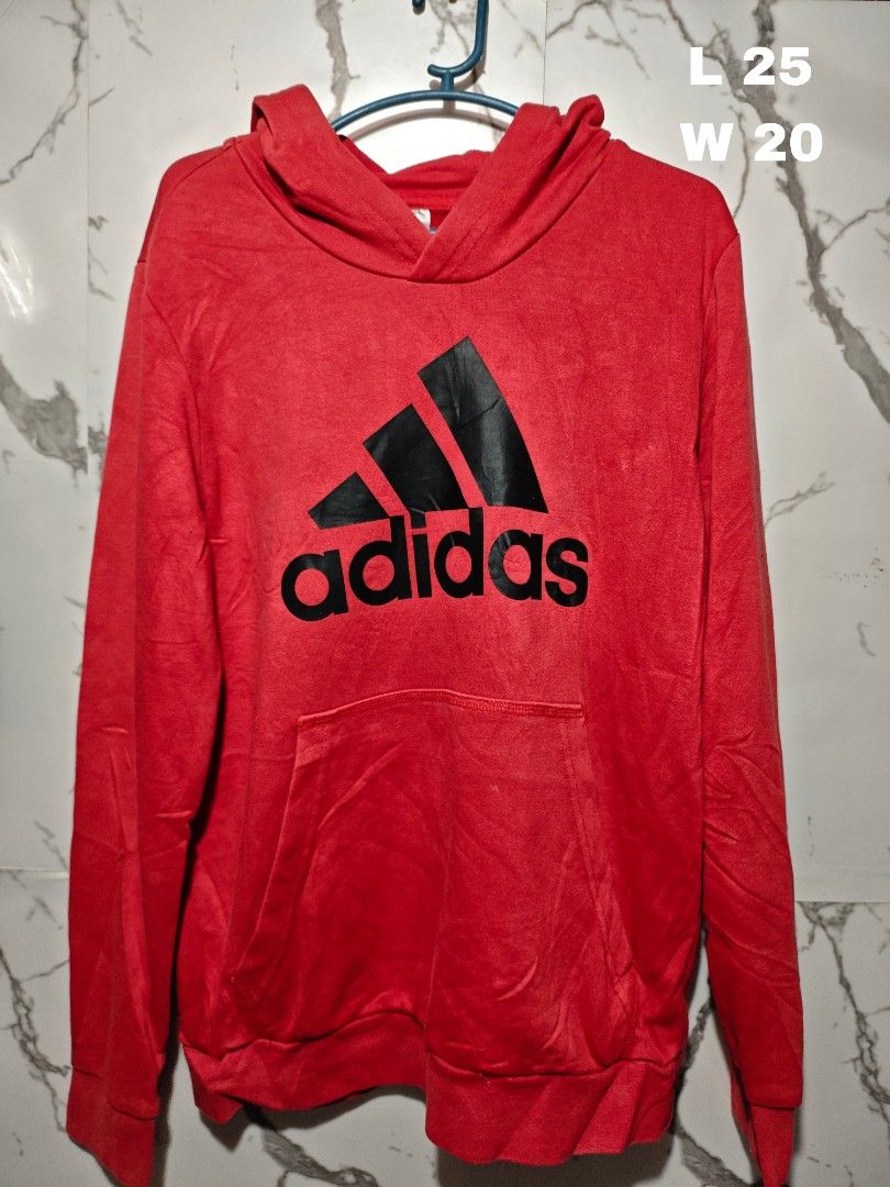 ADIDAS HOODIE JACKET (ORANGE) (Category: Activewear) located in Las Pinas. Submitted by yokiesse (Listing ID 1461994641, Image 1). Description: .
