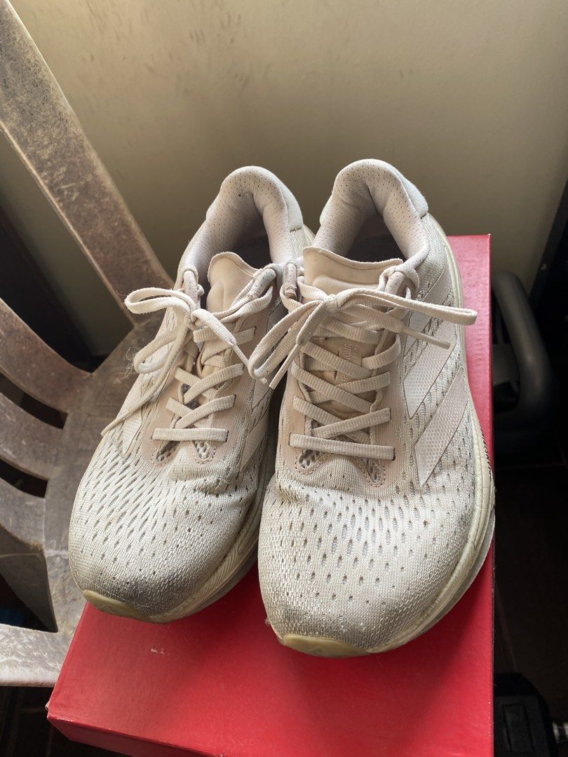 Adidas Running Shoes (Category: Sneakers) located in Antipolo. Submitted by jl_2025 (Listing ID 1461871807, Image 1). Description: - Adidas Super Nova Prima running shoes - Light Pink - Well used - Laces are intact Size 37 Price 250 Location: Antipolo Rizal.