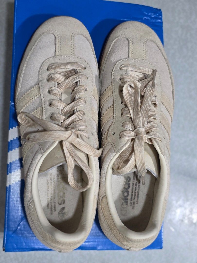 Adidas Samba OG (Category: Sneakers) located in Taytay. Submitted by goldenearth.433181 (Listing ID 1461896446, Image 3). Description: Cloud White / Wonder White / Strata 8.5 US 3x used only No issues Bought from Adidas Eastwood mall 3,000 Taytay Rizal.