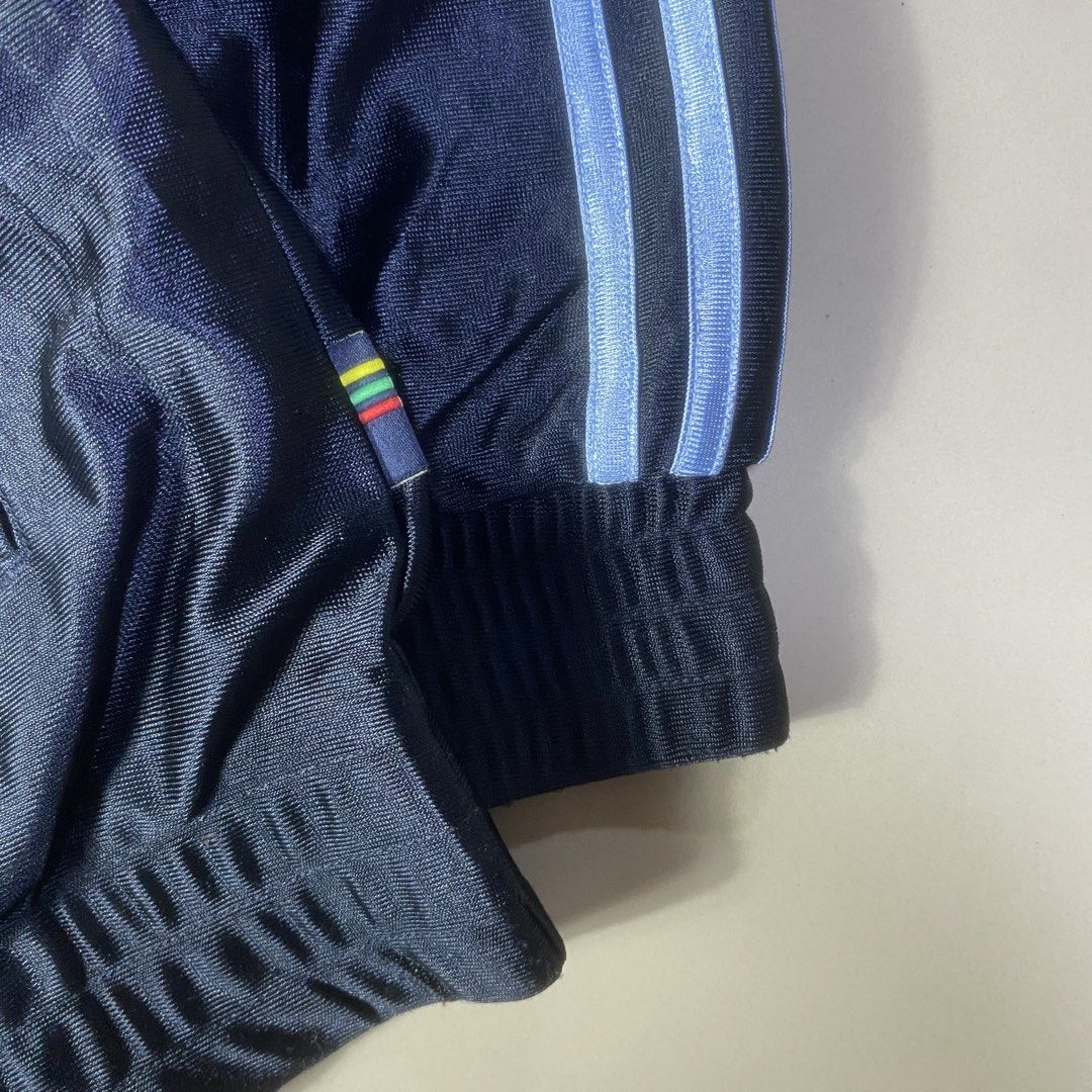 ADIDAS SCRIPT LOGO TRACK JACKET (Category: Coats, Jackets and Outerwear) located in Manila. Submitted by aym_fortunate (Listing ID 1461937447, Image 3). Description: • Adidas Script Logo Track Jacket • DIMES. WIDTH : 22 LENGTH : 26 COLOR RATE / CONDITION : 9.5/10 ISSUE : CHECK COMMENT SEC. EXCELLENT CONDITION..