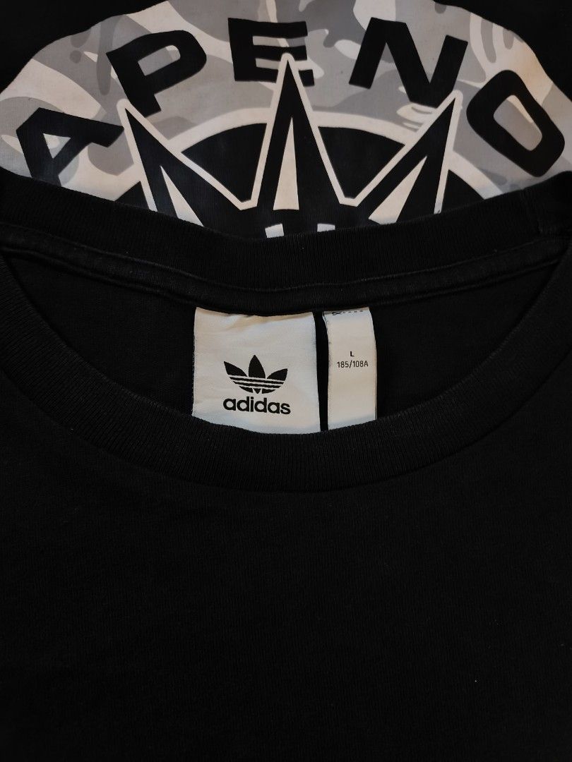 Adidas Summit Black (Category: Tshirts & Polo Shirts ) located in San Fernando. Submitted by gaboo_asncn (Listing ID 1462022793, Image 3). Description: - Adidas Summit Black - Size: Large on tag (W25/L30) - Condition: Excellent - Color Rate: 9/10 - No issue.