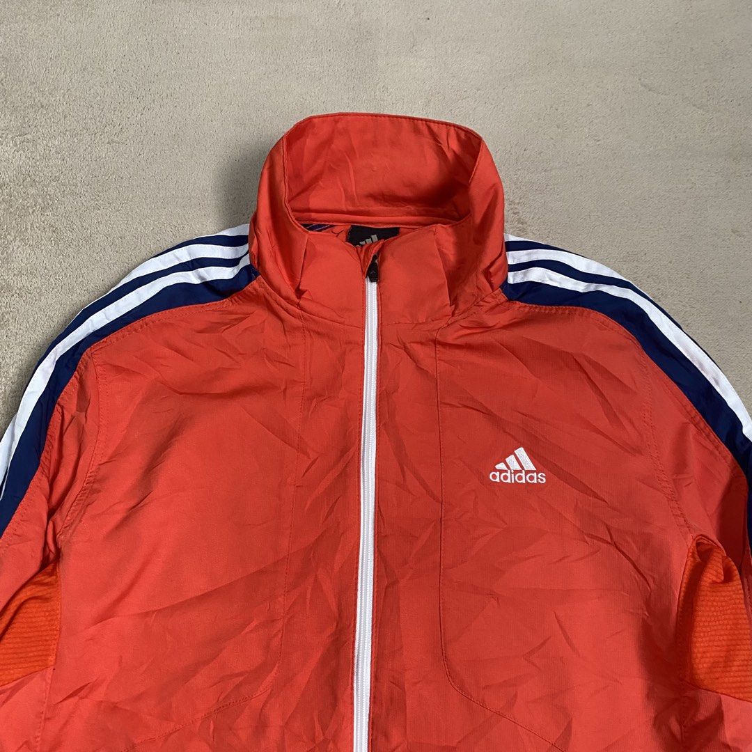 Adidas Track Jacket (Category: Activewear) located in Polomolok. Submitted by larnel27 (Listing ID 1461928717, Image 3). Description: - size medium to large - dimension:21x27 - color rate 9.7 - no flaws.