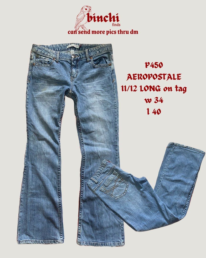 AEROPOSTALE BOOTCUT JEANS (Category: Jeans) located in Abulug. Submitted by binchifinds (Listing ID 1461999394, Image 1). Description: dimes in photo.