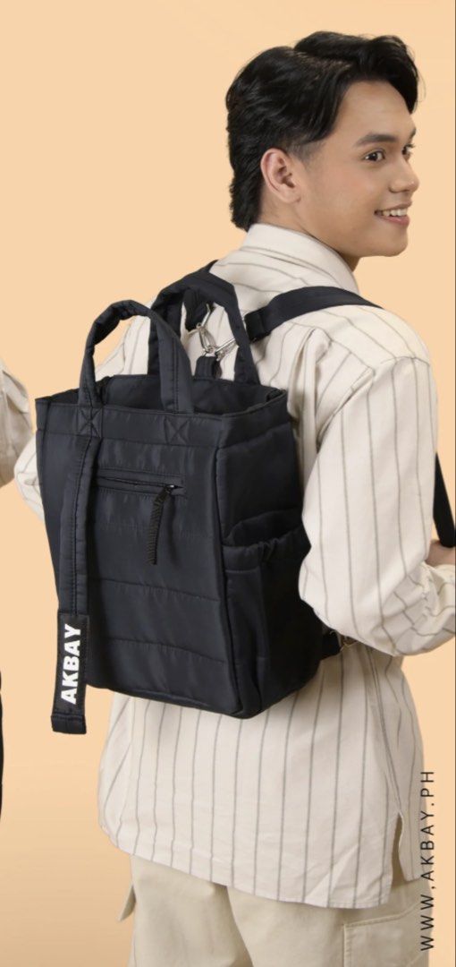 Akbay work / school backpack (Category: Backpacks) located in Paranaque City. Submitted by chessyscloset_ (Listing ID 1461969896, Image 1). Description: ⭐️Brand new ⭐️Og price is ₱2,399 ⭐️Color brown ⭐️rfs: not my style ⭐️Perfect as work / school bag ⭐️has plenty of compartments ⭐️Local brand .