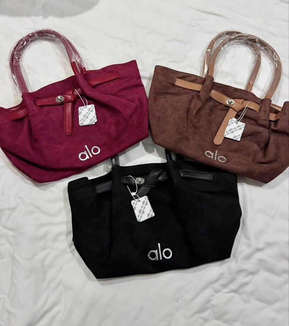 ALO Yoga Suede Tote (Category: Tote Bags) located in Bulacan. Submitted by mykakarizza (Listing ID 1461943435, Image 2). Description: NEW✨✨ ₱600 only a//I//o Yoga Suede Tote Size: 42 x 25 x 15 cm Add paperbag 100 ─── ✦ ─── ✦ ─── ✦ ─── ✦ ─── 🛍️ LOOKING FOR MORE RESELLERS 🛍️ ✨ Buy 3 pcs of ANY items — FREE SHIPPING NA!🚚 ✨ Buy 10 items → FREE SF + ₱50 OFF EACH! 💖 PM us for 30 pcs & up WS 🤍 #Mallpulloutbagssupplier.
