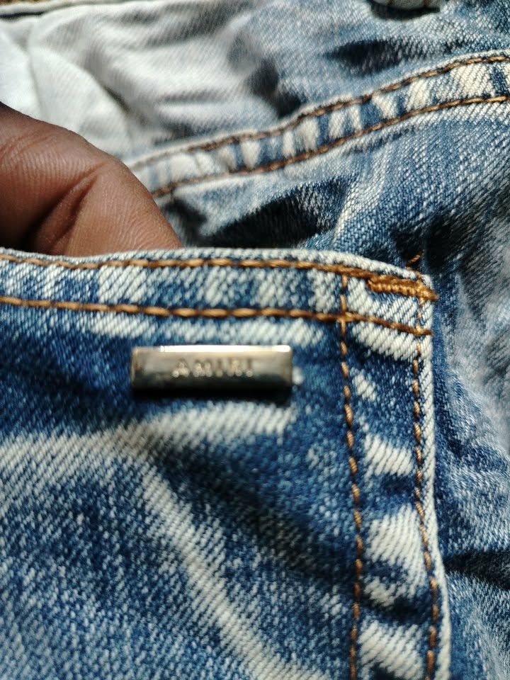 AMIRI JEANS TATTERED (Category: Luxury Apparel) located in Manila. Submitted by grandbird.924227 (Listing ID 1461915765, Image 3). Description: AMIRI JEANS TATTERED STRETCHABLE SIZE 33.