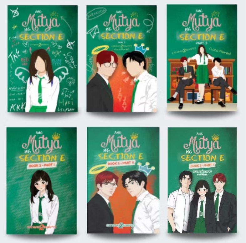 Ang Mutya Ng Section E Book Series (Category: Storybooks) located in Taytay. Submitted by charlottesells (Listing ID 1461908984, Image 1). Description: - Complete Ang Mutya Ng Section E book series - Includes Book 1 (Part 1 & 2) - Includes Book 2 (Part 1 & 2) - Includes Book 3 (Part 1 & 2) - Great for fans of the series or new readers.