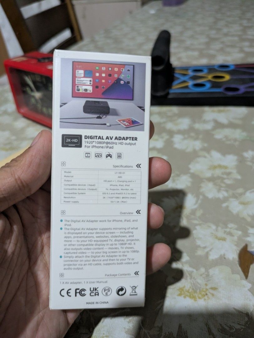 Apple lightning digital av adapter (Category: Others) located in Angeles City. Submitted by renzyboypalaboy (Listing ID 1461937348, Image 2). Description: brand new item is from japan.