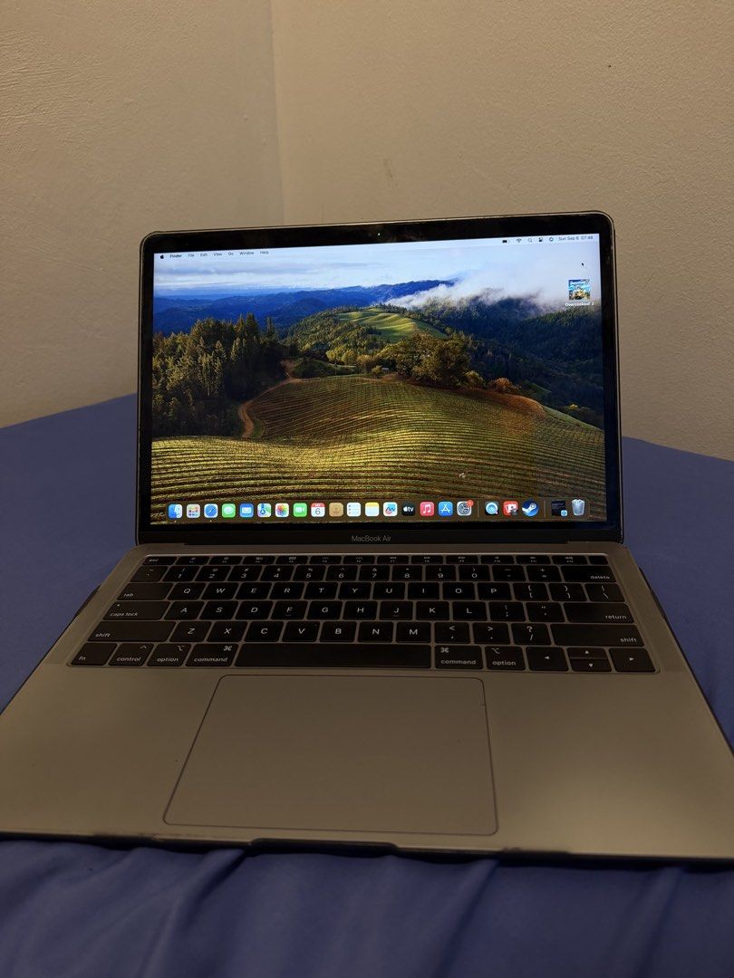 Apple MacBook Air Laptop (Category: Laptops & Notebooks) located in Manila. Submitted by livefire-d0ed (Listing ID 1461957094, Image 3). Description: MacBook Air 2019 Processor 1.6 GHz Dual-Core Intel Core i5 Graphics Intel UHD Graphics Memory 8 GB macOS Sonoma Built-in Retina Display 13.3-inch pm for more info.