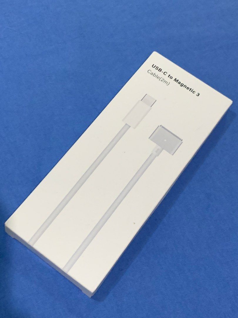 Apple MagSafe 3 Cable (2 meters) (Category: Chargers & Cables) located in San Juan City. Submitted by ph_gadgets_hub (Listing ID 1461815611, Image 2). Description: apple accessories😍 data sync supported mfm certified brand new SALE‼️ ₱1,300 USB-C to MagSafe 3 Braided Cable (2 meters) • type c to magsafe 3 cable ❤️ ₱1,000 30W macbook adapter ₱1,300 61W macbook adapter ₱1,500 87W macbook adapter ₱1,700 96W macbook adapter🔋 compatibility:✨ macbook