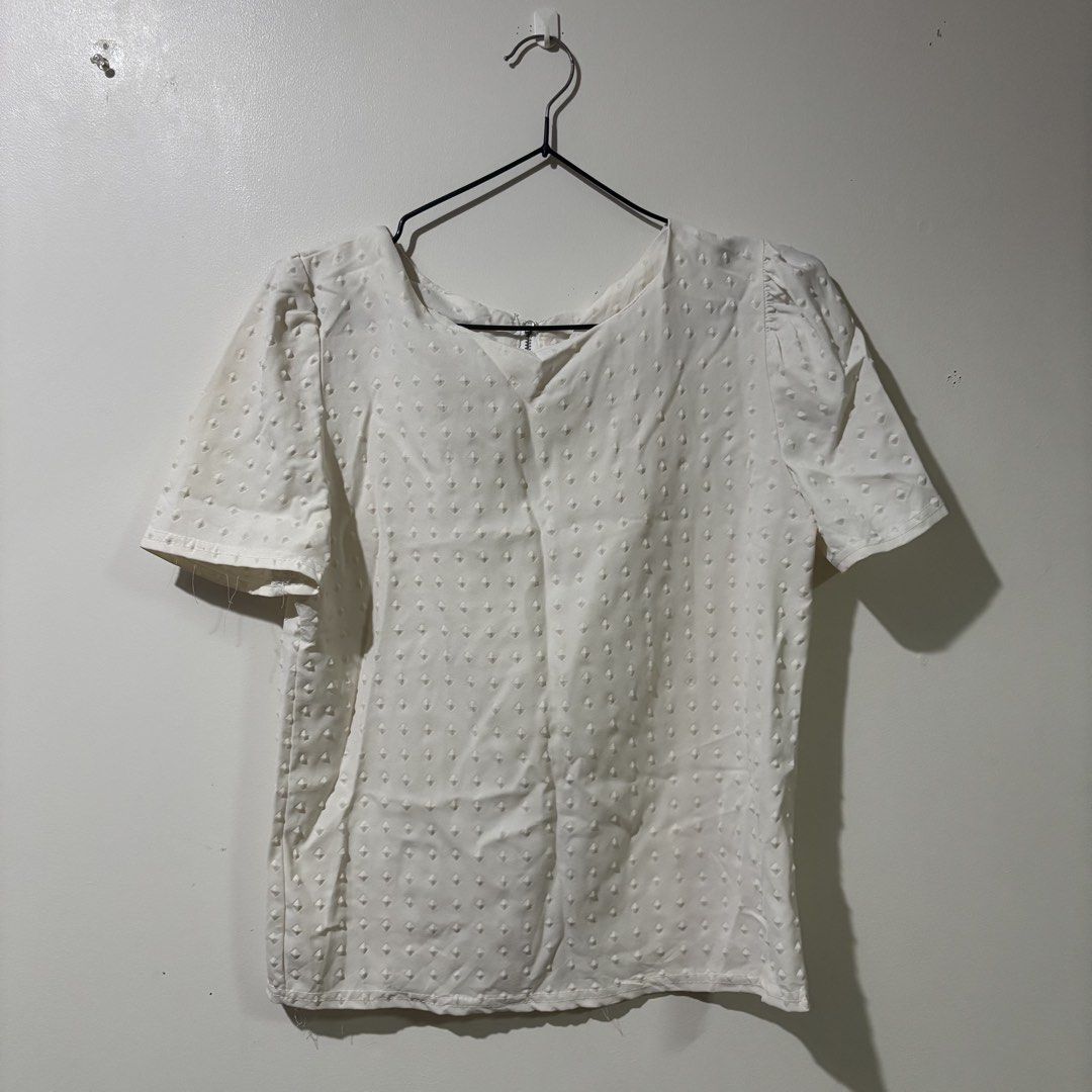Assorted Basic Basic Bundle Tops (Category: Blouses) located in Binan City. Submitted by mypreloved_haul (Listing ID 1461813185, Image 3). Description: Fits small to med! .