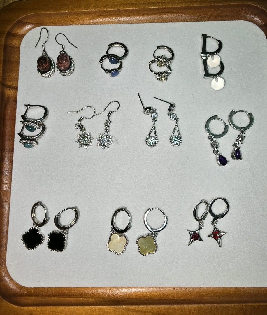 Assorted Earrings: Studs, Hoops, Dangles - Various Designs (Category: Earrings) located in Santa Rosa. Submitted by crystal1.0 (Listing ID 1461953309, Image 1). Description: 1,200 all. unused no flaws.