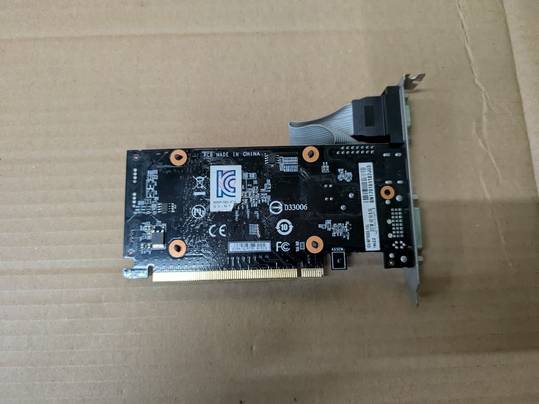 Assorted Low-Full Profile GPU Graphics Card GT710 (1GB, 2GB - @32bit, 64bit) (Category: Computer Parts) located in Caloocan City. Submitted by zentree.87b095 (Listing ID 1461878849, Image 3). Description: Selling Assorted brand Video Card 1GB 32Bit 64Bit - ₱1,000 2GB 32Bit 64Bit - ₱1,200 FIXED PRICE Meron po FULL Profile and LOW Profile 2 Weeks warranty.
