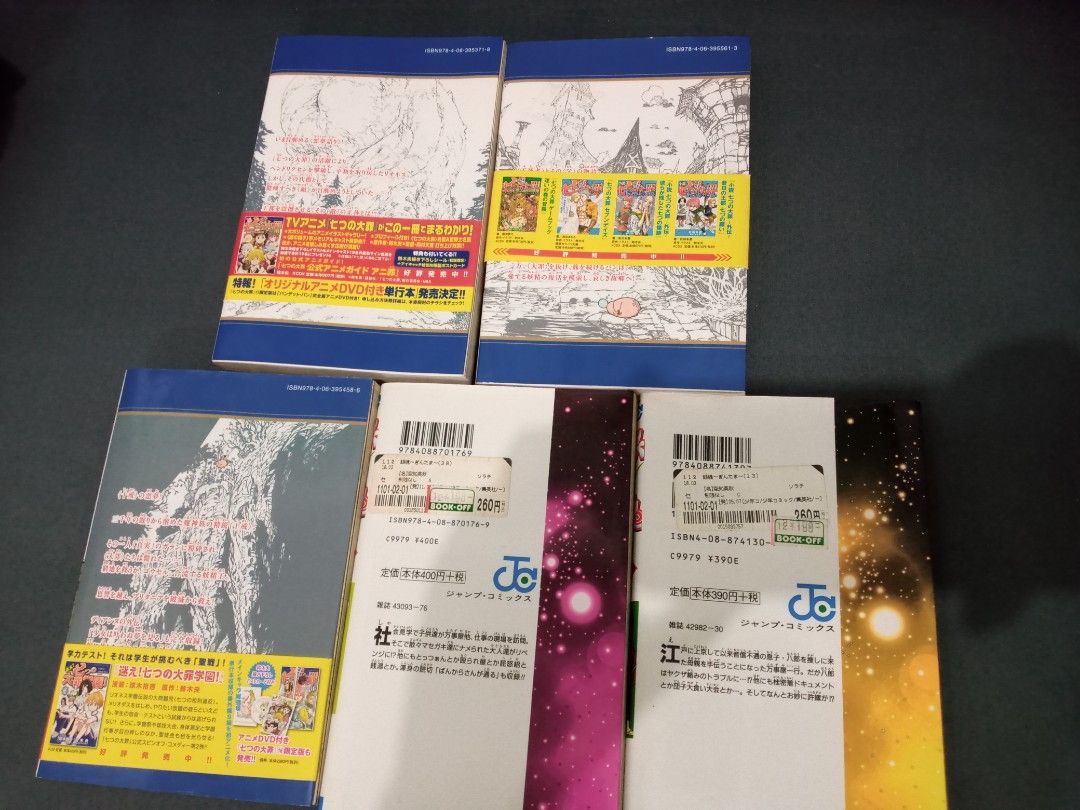 Assorted Manga Japanese Anime Books (Category: Comics & Manga) located in General Trias. Submitted by dwyane09 (Listing ID 1461940716, Image 3). Description: Take all Manga 5 pcs mostly 7 deadly sin Take all for only 450.