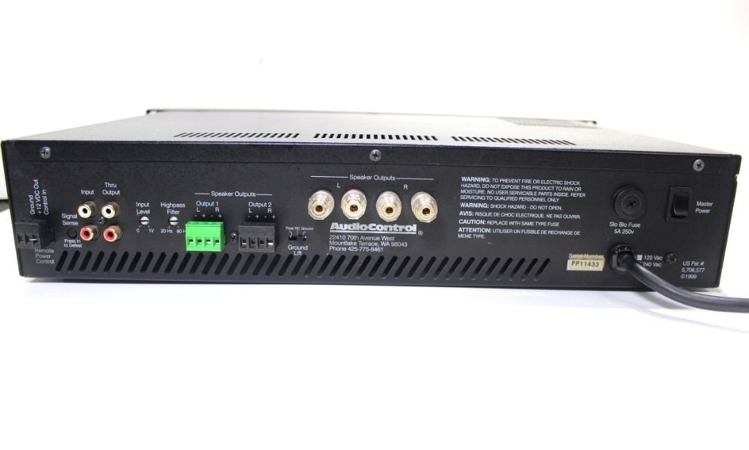 Audio Control The Architect Model 200 Power Amplifier w/ built-in EQ (Category: Soundbars, Speakers & Amplifiers) located in Manila. Submitted by toys4dbigboyz (Listing ID 1461806284, Image 3). Description: I'm selling a slightly used Audio Control Power Drive The Architect Model 200 Power Amplifier with built-in EQ. 220volts. Specs: 2 Channels of High Power and AudioControl Performance 100 watts per Channel at 8 Ohms 200 watts per Channel at 4 O