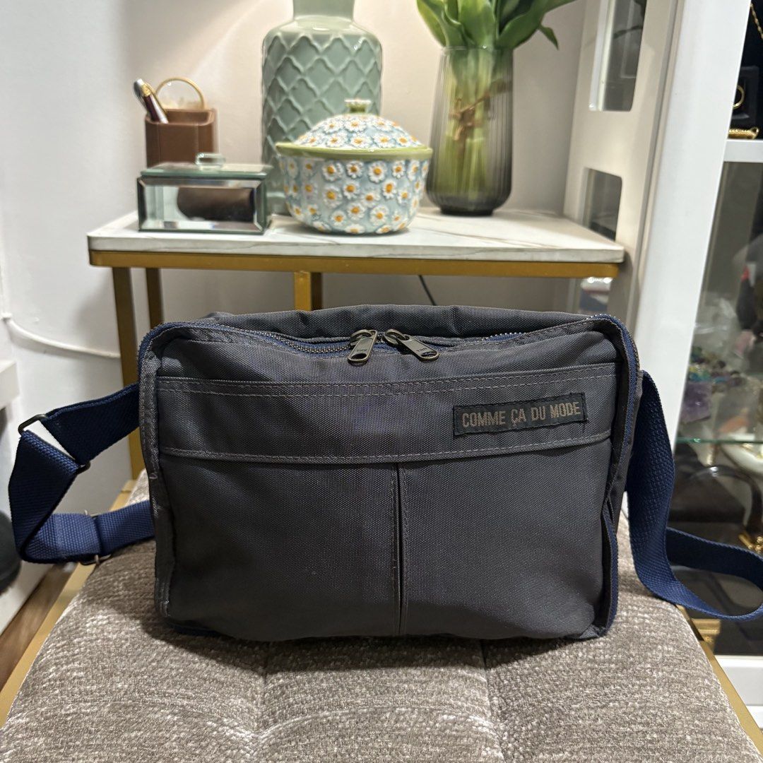 Authentic Comme Ca du Mode Japan Sling Bag For Men (Category: Sling Bags) located in Binangonan. Submitted by makoleksyon (Listing ID 1461939472, Image 2). Description: Excellent condition Like new Heavy Duty Water repellent/ water Resistant Size: H-8 x W-10.5 x D- 4 inches 💯% Authentic Money back guarantee .