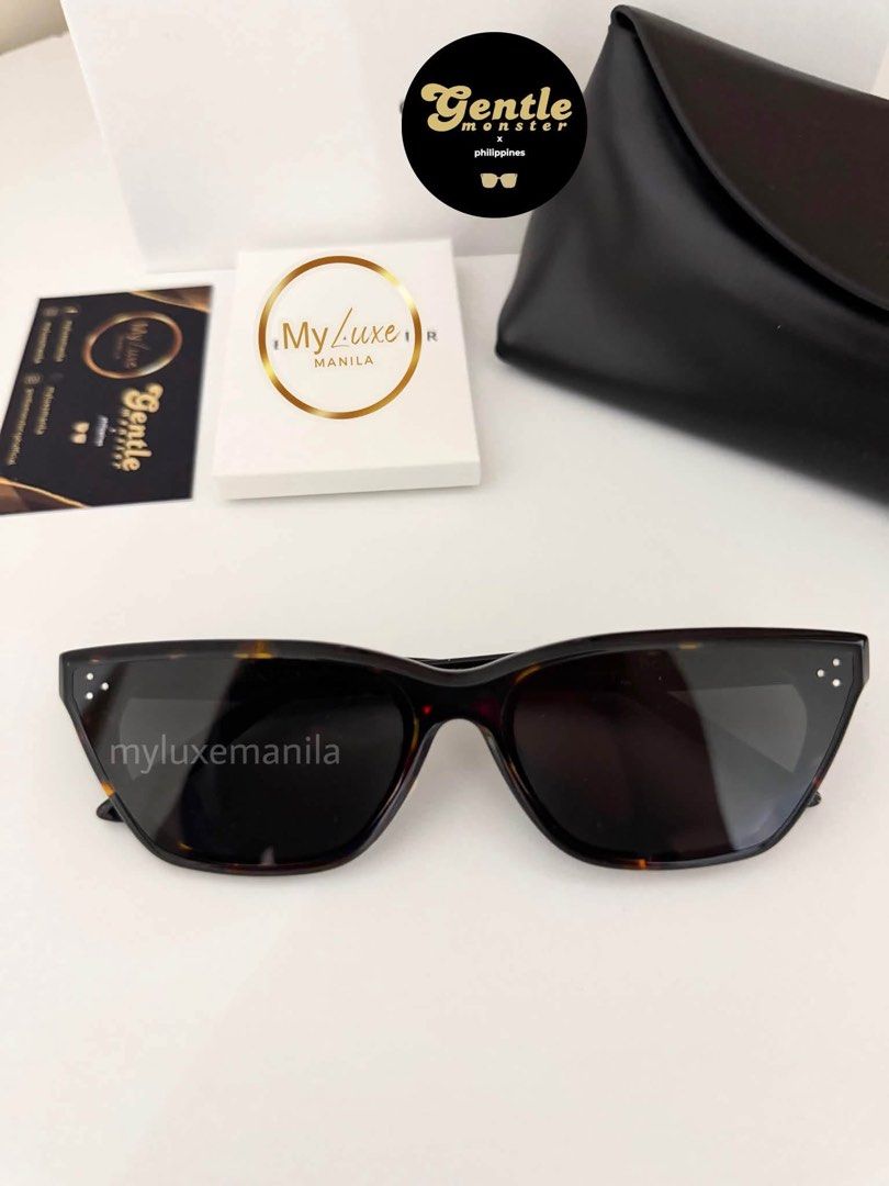 Authentic Gentle Monster - Dodo T9 With Box Set) (Category: Sunglasses & Eyewear) located in Manila. Submitted by myluxe.manila (Listing ID 1461924463, Image 1). Description: Want to cop yours? Order now & Receive it today! Onhand and ready to deliver ✨ ⭐️CELEBRITY TRUSTED SHOP ⭐️ 🤩 LOWEST PRICE IN THE MARKET 🤩 All Brand new and actual photos/videos posted Legit Import from Seoul, South Korea 🇰🇷 We accept cod same day delivery thru grab or la